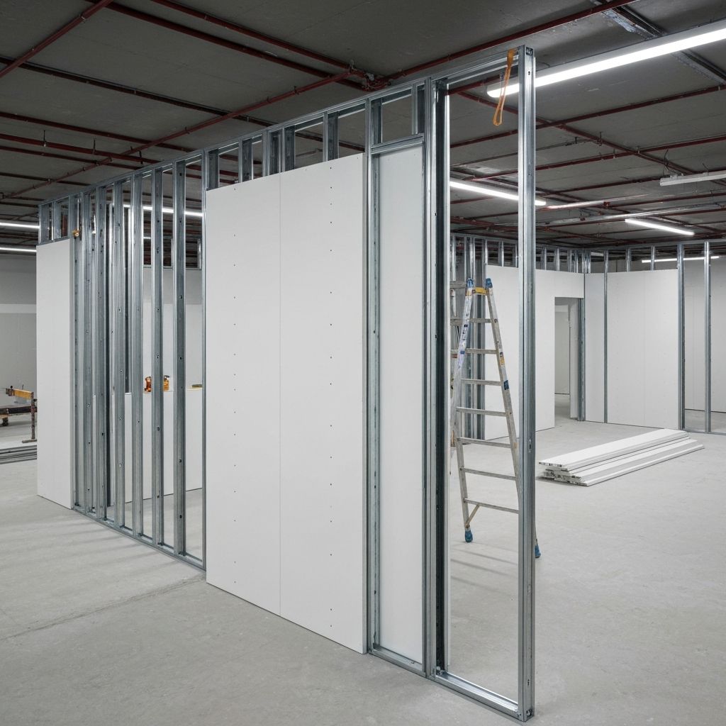 Gypsum Board Partitions